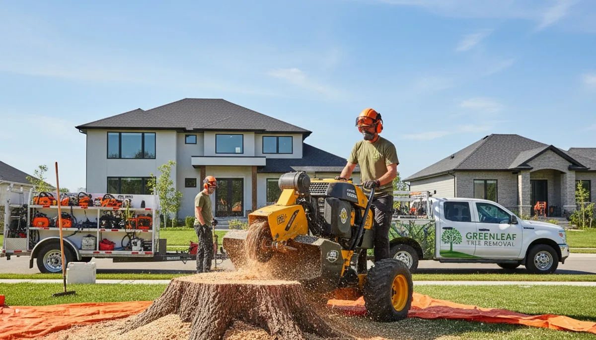 Professional stump removal service in Buffalo, NY restoring yard and improving property appearance