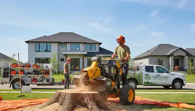 Professional stump removal service in Buffalo, NY restoring yard and improving property appearance