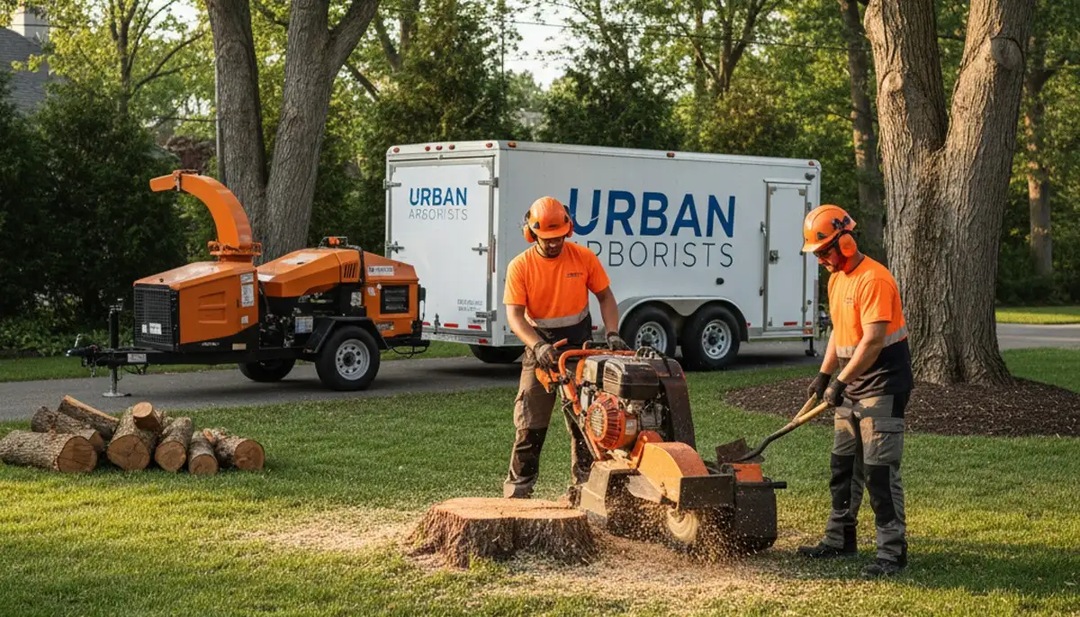 Professional stump removal service in Buffalo, NY by Chop Chop Tree experts restoring yard appeal