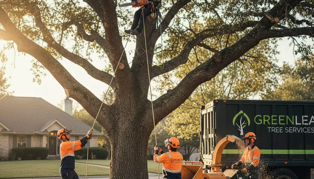 Arborists performing safe tree removal in Buffalo, NY for Chop Chop Tree service
